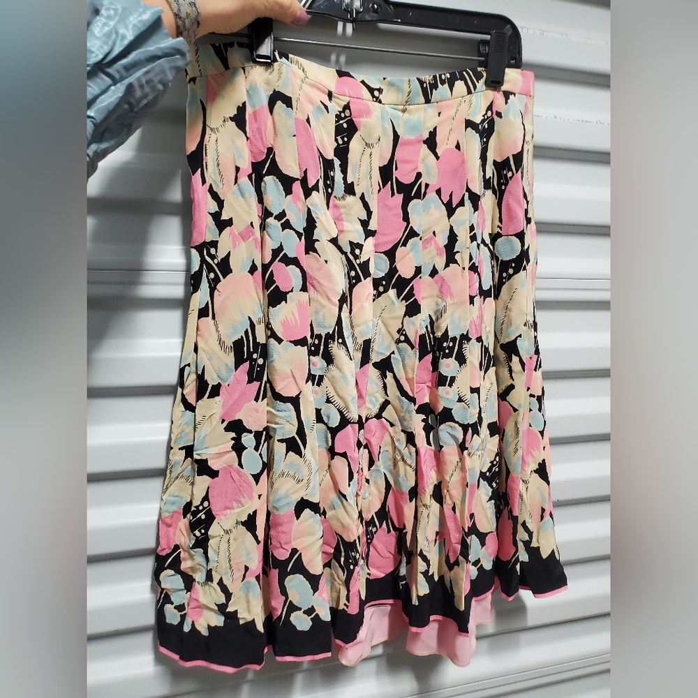 Sz 34 Belgian NWT Dries Van Noten pleated skirt